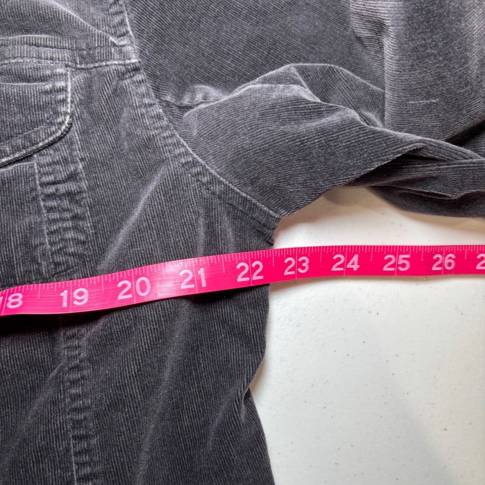 Chico's Dark Brown Corduroy Cotton Blend Casual Jacket Sz‎ 2 Large 12 - Picture 7 of 8